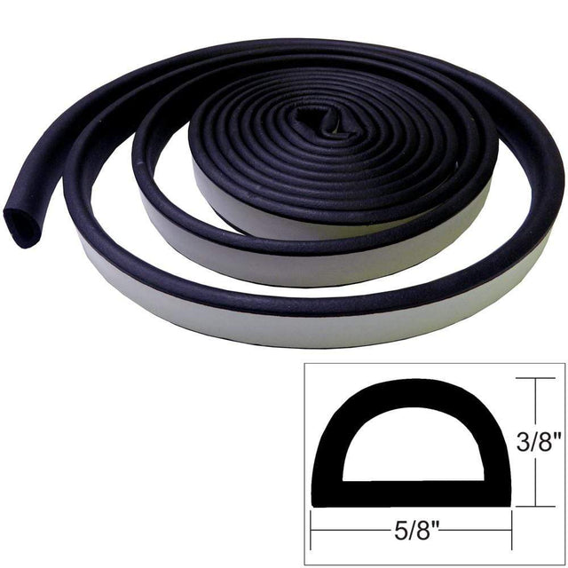 Taco Metals Qualifies for Free Shipping Taco Black Neoprene Seal 5/8" x 10' #V30-0109B10-1