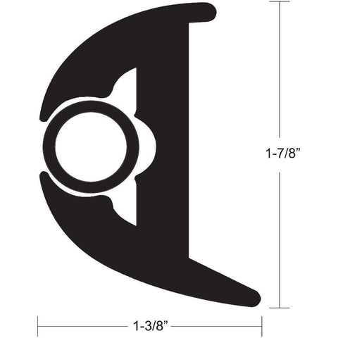 Taco Metals Qualifies for Free Shipping Taco Flex Rub Rail Kit 1-7/8" x 70' Black/Black #V11-3426BBK70-2