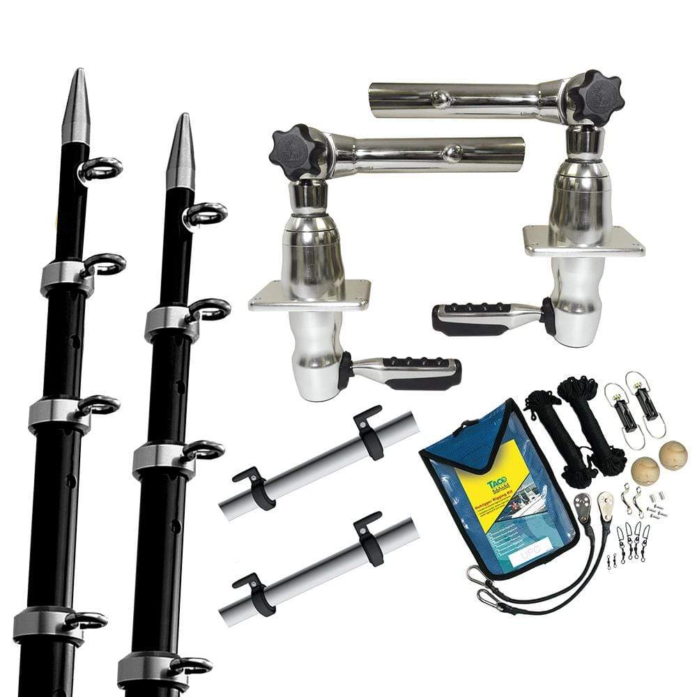Taco Grand Slam 280 Package with 15' Black/Silver Poles #GS-2842BKA-1