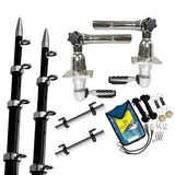Taco Grand Slam 280 Package with 15' Black/Silver Poles #GS-2842BKA-1