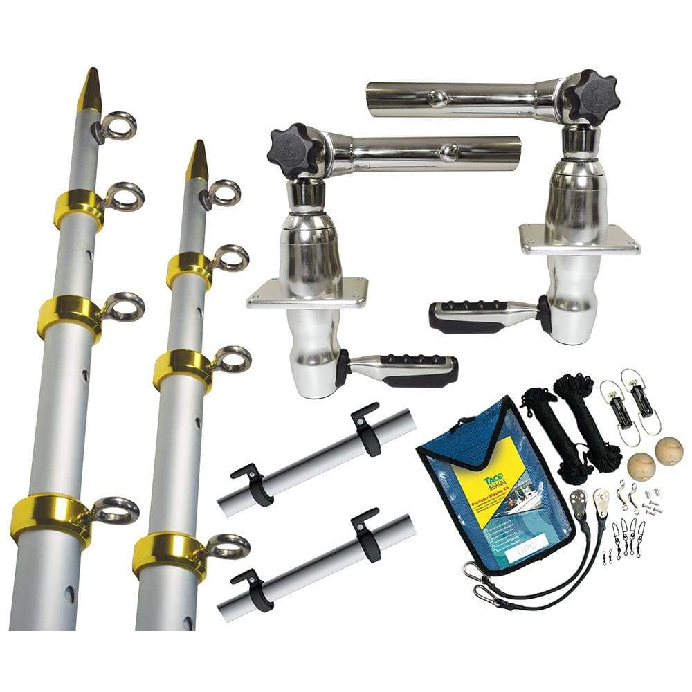 Taco Metals Qualifies for Free Shipping Taco Grand Slam 280 Package with 15' Silver/Gold Poles #GS-2841VEL-1