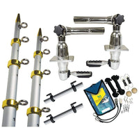 Taco Metals Qualifies for Free Shipping Taco Grand Slam 280 Package with 15' Silver/Gold Poles #GS-2841VEL-1