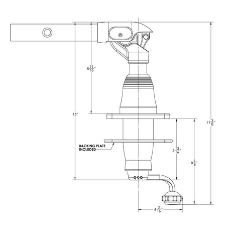 Taco Grand Slam 312 Center Rigger Mount #GS-312