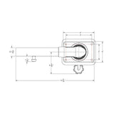 Taco Grand Slam 312 Center Rigger Mount #GS-312