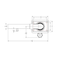 Taco Grand Slam 312 Center Rigger Mount #GS-312