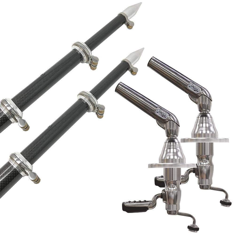 Taco Metals Not Qualified for Free Shipping Taco Grand Slam 500 Pro Series Outrigger Kit #GS-500CF20