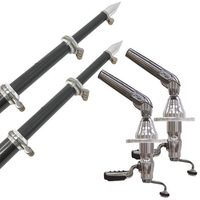Taco Metals Not Qualified for Free Shipping Taco Grand Slam 500 Pro Series Outrigger Kit #GS-500CF20