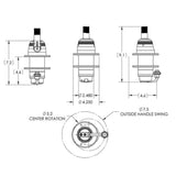 Taco Metals Qualifies for Free Shipping Taco Grand Slam 800 VHF Antenna Mount #GS-800-1