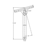 Taco Mulit Purpose 15-Degree Portable Cleat #F30-0861BSA-1
