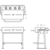 Taco Metals Not Qualified for Free Shipping Taco Neptune II Leaning Post with Soft Pak #L10-1003-1