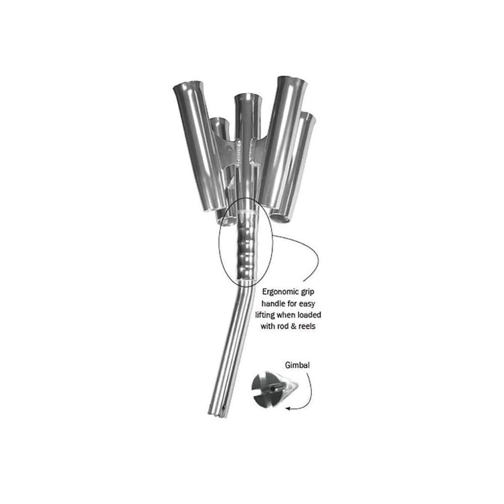 Taco Olympic 5-Rod Holder Cluster #F31-0790BXY-1
