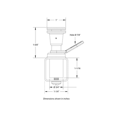 Taco Metals Qualifies for Free Shipping Taco Pontoon Fender Lock #F16-0220-1