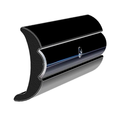 Taco Metals Not Qualified for Free Shipping Taco Rigid Flex Core Rub Rail 2" x 7/8" Black 60' #V21-9906BKA60D-1