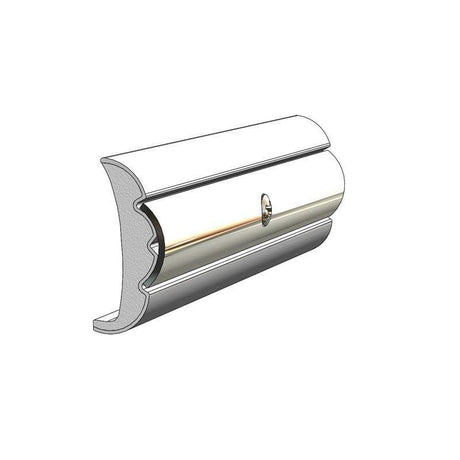 Taco Metals Qualifies for Free Shipping Taco Rigid Vinyl Flex-Core Rub Rail 3/4" x 1-9/16" x 50' Frosty White #V21-9959WHC50D-1