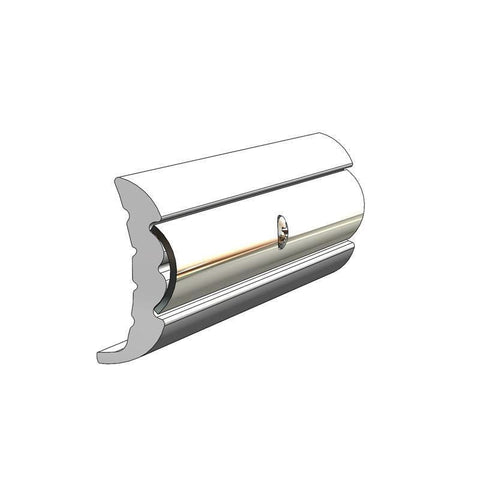 Taco Metals Qualifies for Free Shipping Taco Rigid Vinyl Rub Rail with Insert 5/8" x 1-5/8" x 20' Frosty White #V21-9659WHC20D