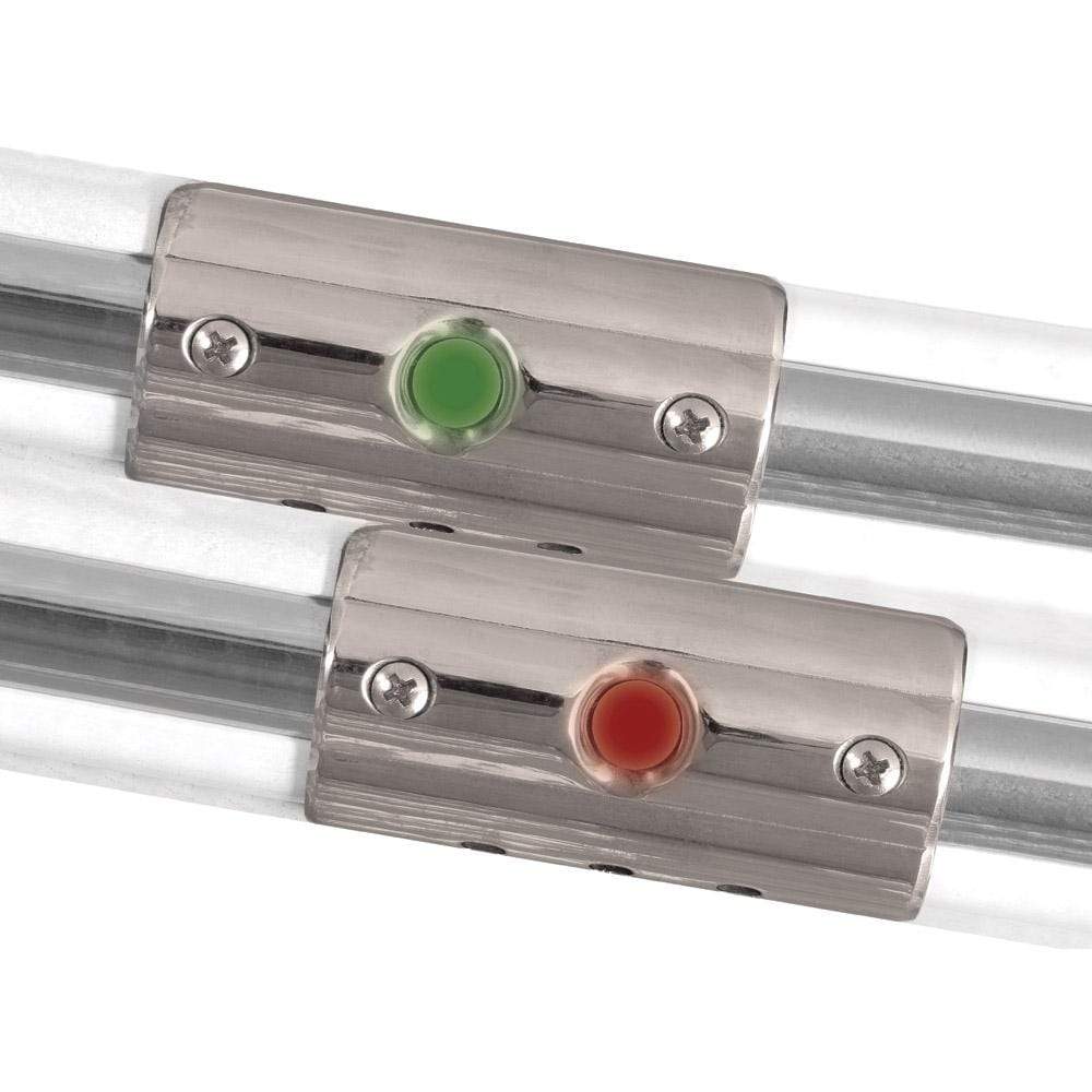 Taco Metals Not Qualified for Free Shipping Taco Rub Rail Mounted Navigation Lights #F38-6600-1