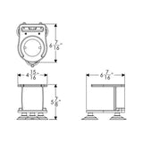 Taco Metals Qualifies for Free Shipping Taco Single Tumbler Poly Drink Holder #P01-2010W
