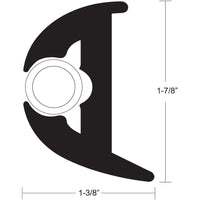 Taco Metals Qualifies for Free Shipping Taco Vinyl Rub Rail Black/White 70' #V11-3426BWK70-2