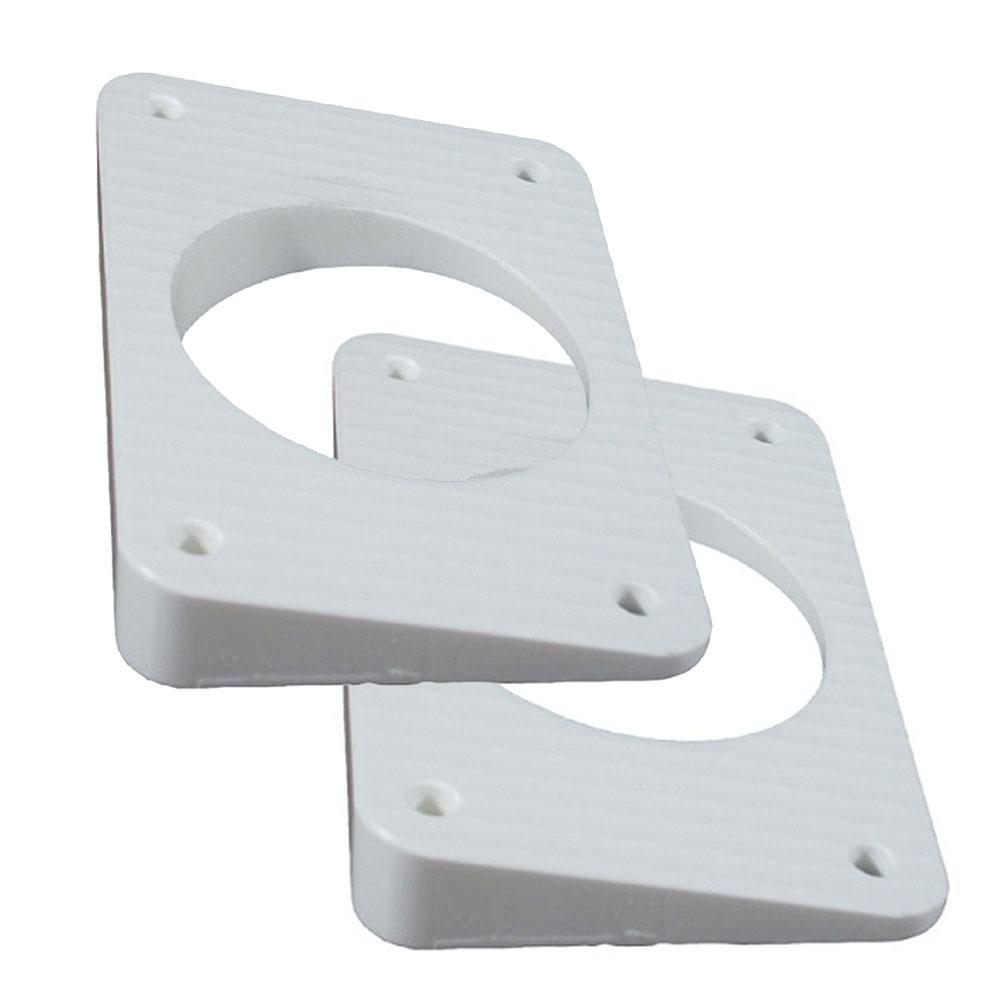 Taco Metals Qualifies for Free Shipping Taco Wedge Plates for Grand Slam Outriggers White #WP-150WHA-1