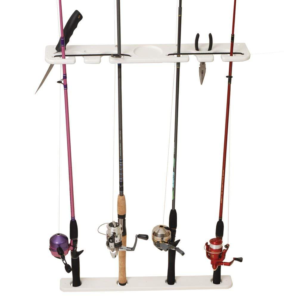 Taco Metals Qualifies for Free Shipping Taco White Pontoon Rod Racks 4-Rod #P03-074W