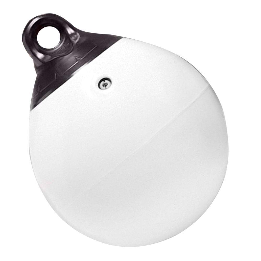 Taylor Made Not Qualified for Free Shipping Taylor Made 15" White Tuff End Inflatable Vinyl Buoy #1146