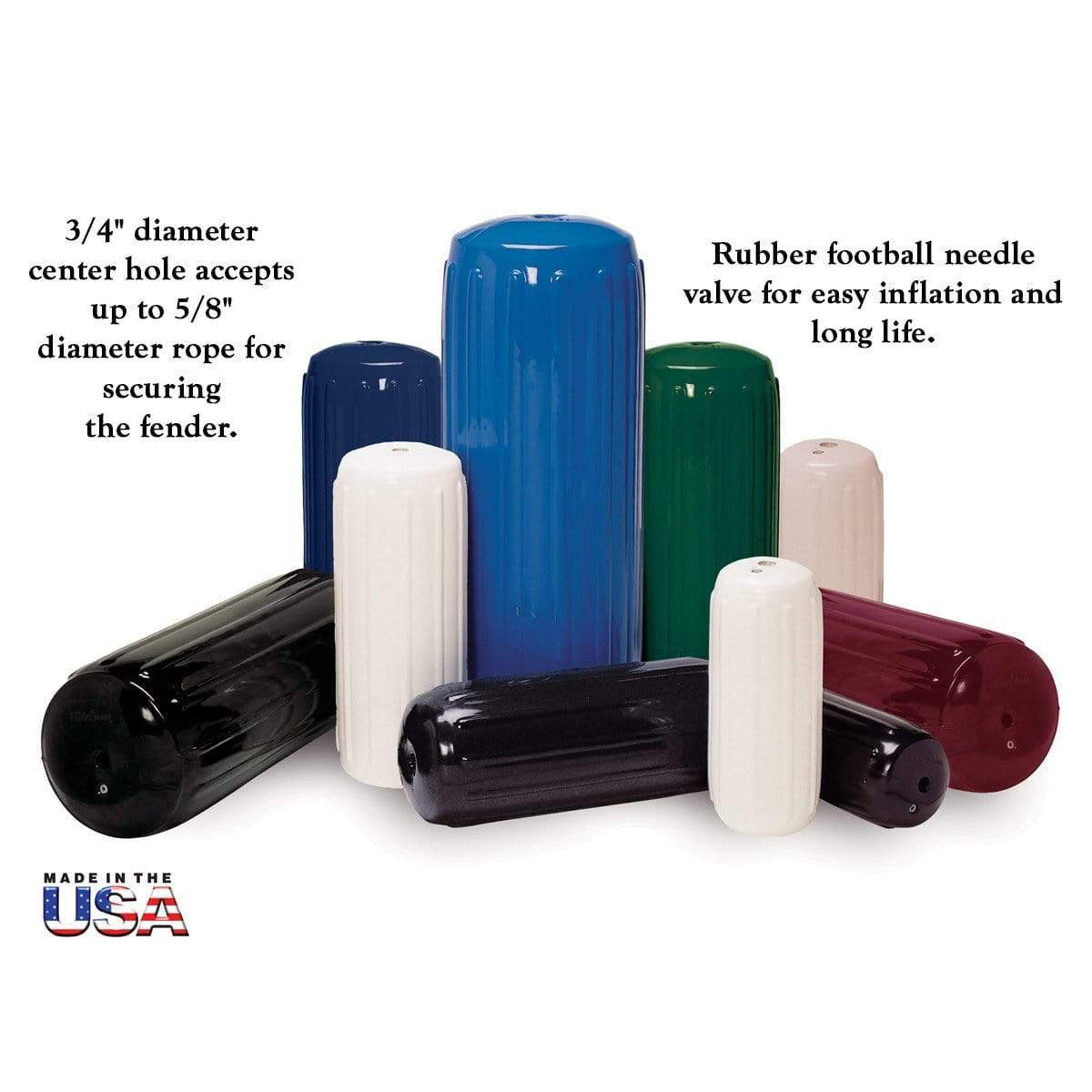 Taylor Made Not Qualified for Free Shipping Taylor Made Big B Inflatable Vinyl Fenders10" x 26" Cranberry #531032