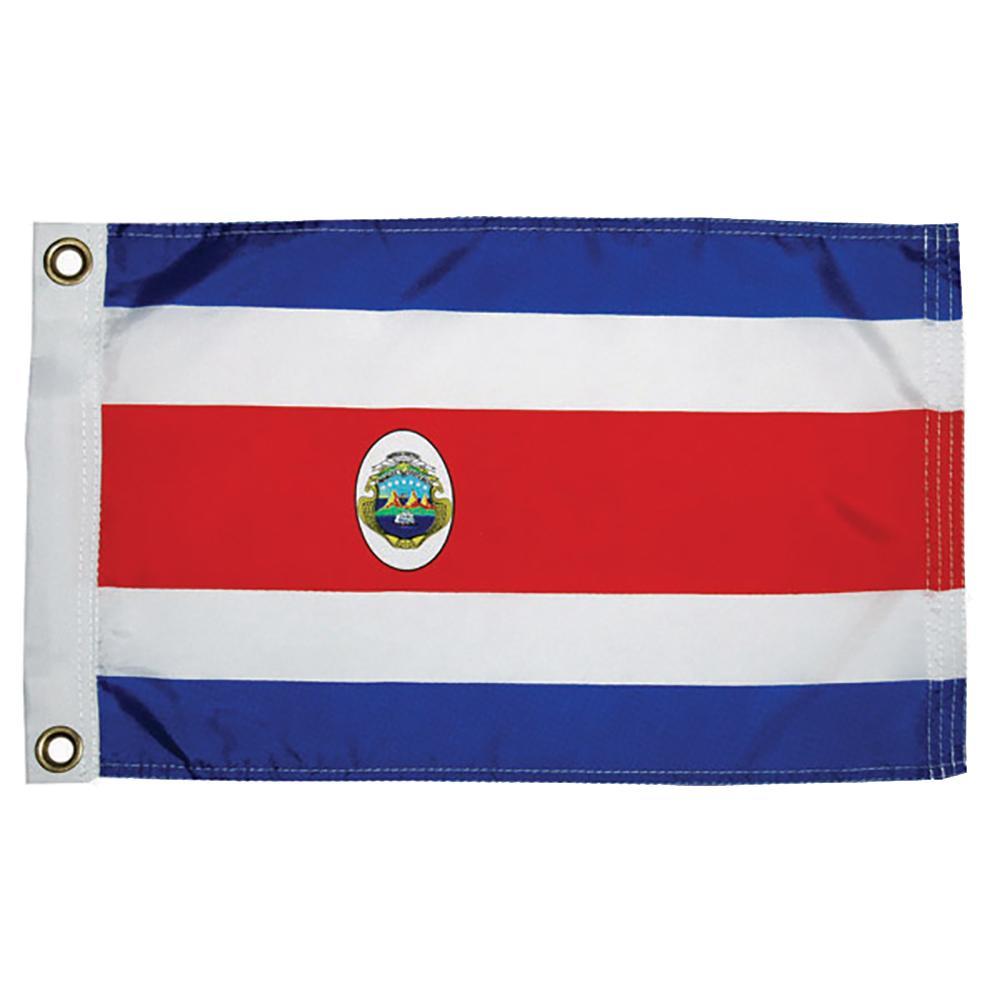 Taylor Made Qualifies for Free Shipping Taylor Made Costa Rican Flag 12" x 18" Nylon #93072