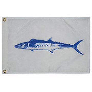 Taylor Made Not Qualified for Free Shipping Taylor Made King Mackerel Flag 12" x 18" #3518