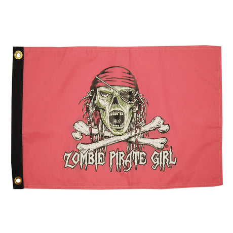 Taylor Made Qualifies for Free Shipping Taylor Made Pirate Girl Zombie 12" x 18" Nylon Flag #1611