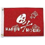 Taylor Made Qualifies for Free Shipping Taylor Made Pirate Happy Hour 12" x 18" Flag #1798