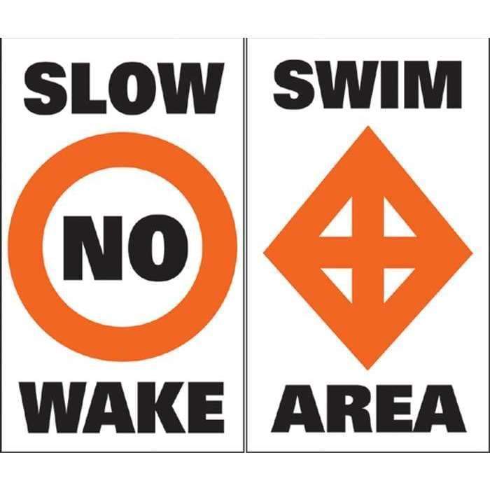 Taylor Made Slow No Wake Label Pair #46181