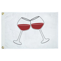 Taylor Made Not Qualified for Free Shipping Taylor Made Wine Glasses Flag 12