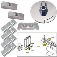 Tecnoseal Qualifies for Free Shipping Tecnoseal Anode Kit Verado 6 with Hardware Aluminum Polybag #20816AL