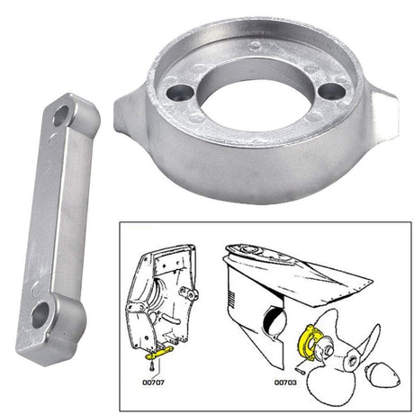 Tecnoseal Qualifies for Free Shipping Tecnoseal Anode Kit Volvo 280 with Hardware Zinc Polybag #20701