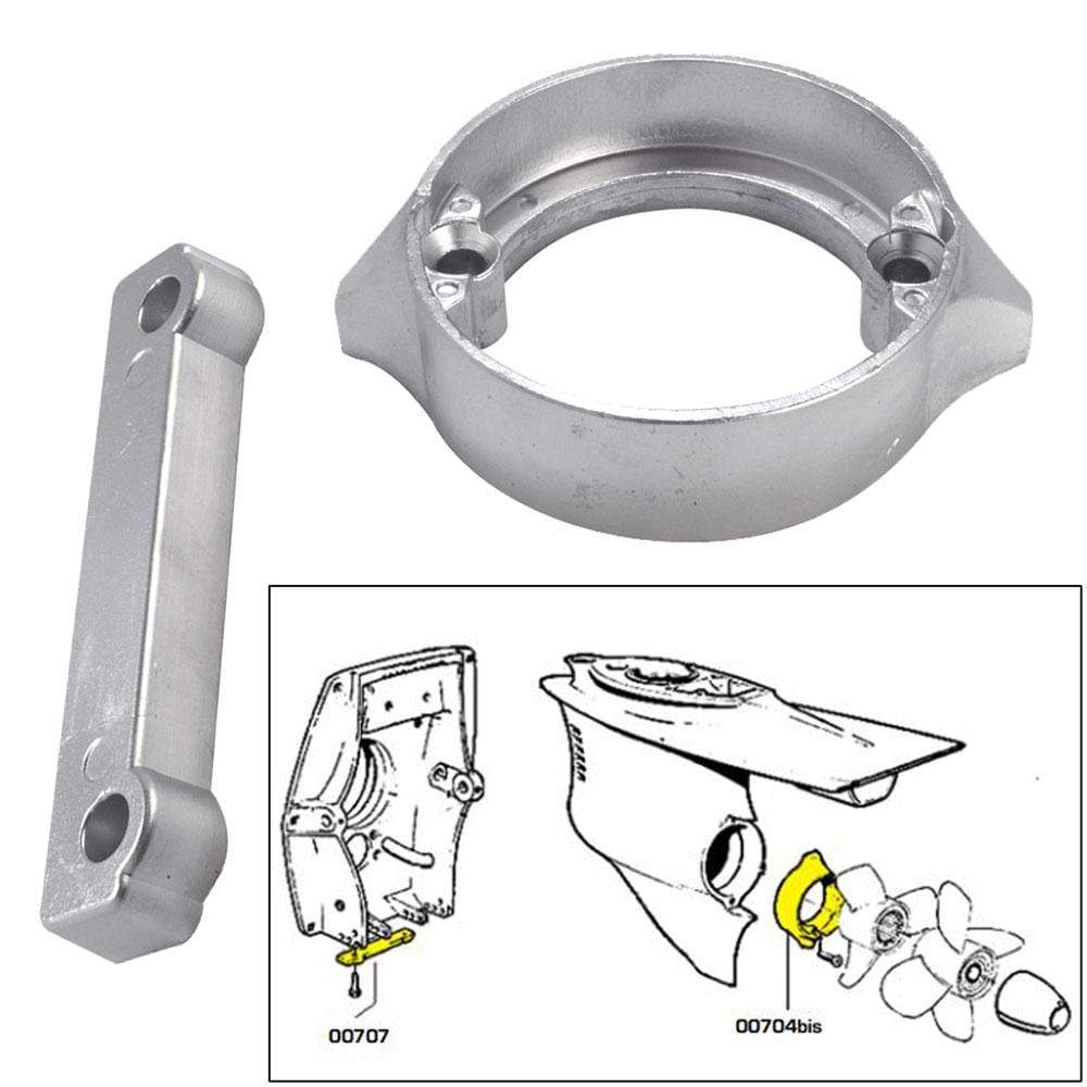 Tecnoseal Qualifies for Free Shipping Tecnoseal Anode Kit Volvo 280DP with Hrdwr Magenesium Poly #20702MG