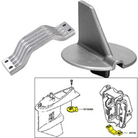 Tecnoseal Qualifies for Free Shipping Tecnoseal Anode Kit Yamaha 150-200 HP LH Aluminum Polybag #21102AL