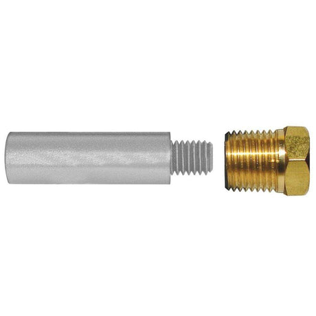 Tecnoseal Qualifies for Free Shipping Tecnoseal E5 Pencil Zinc with Brass Cap 3-5/8" x 3/4" Dia #TEC-E5-C