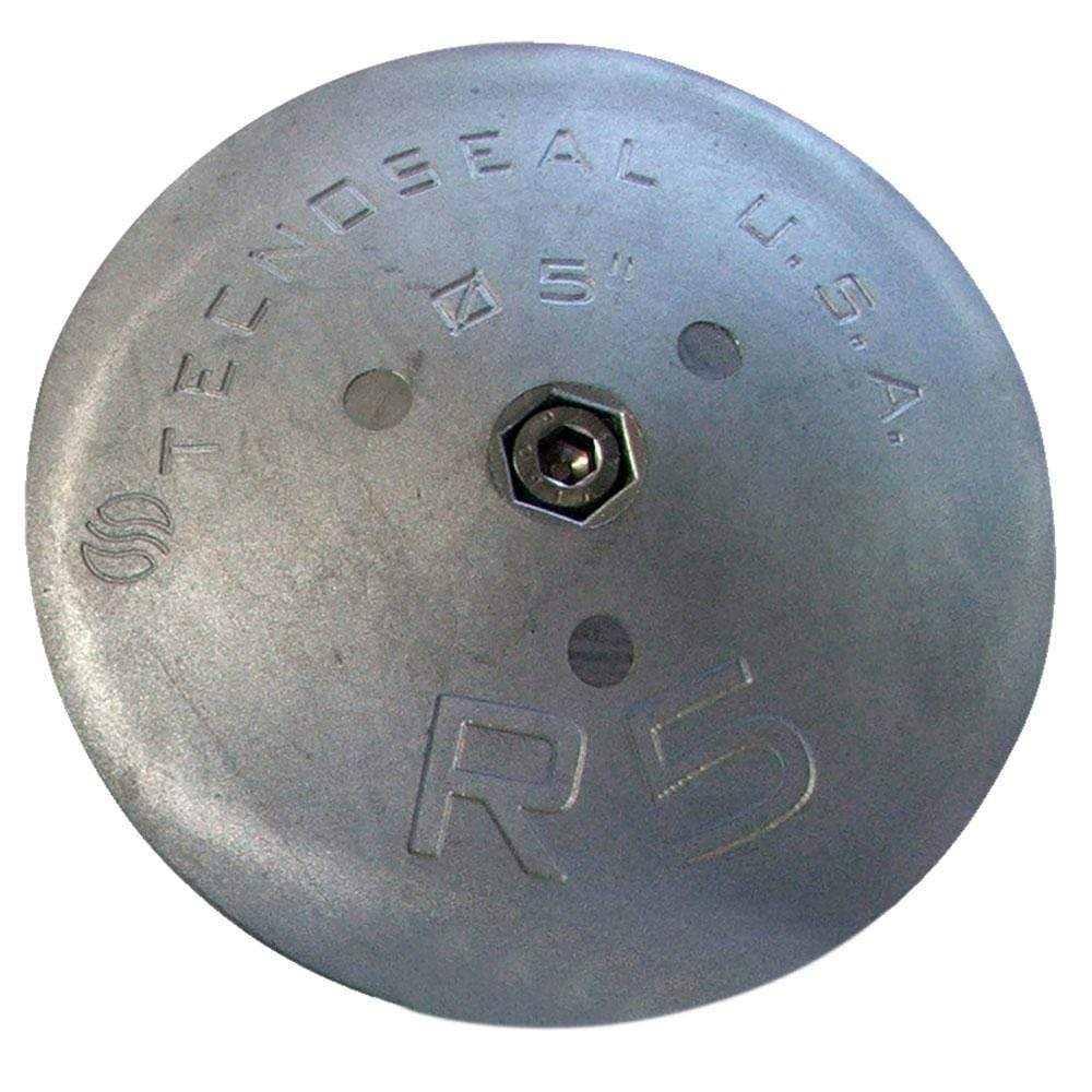 Tecnoseal Qualifies for Free Shipping Tecnoseal Rudder Anode Zinc 5" Diameter #R5