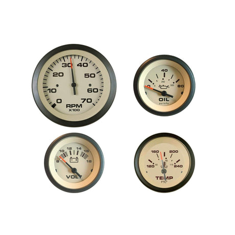 Teleflex Not Qualified for Free Shipping Teleflex 2nd Engine Inboard Gauge Set Sahara #69717P