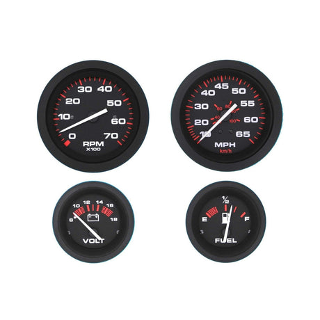Teleflex Not Qualified for Free Shipping Teleflex 4 Gauge Set Amega Tach/Hourmeter #69708P
