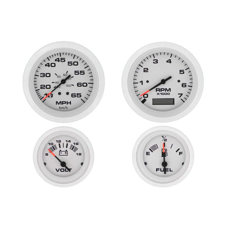 Teleflex Not Qualified for Free Shipping Teleflex 4 Gauge Set Arctic Tach/Hourmeter #69710P