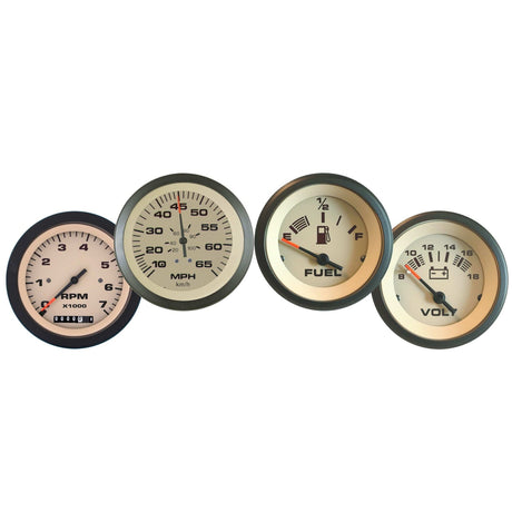 Teleflex Not Qualified for Free Shipping Teleflex 4 Gauge Set Sahara Tach/Hourmeter #69703P