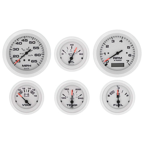 Teleflex Not Qualified for Free Shipping Teleflex 6 Gauge Set Arctic Tach/Hourmeter #69711P