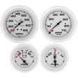 Teleflex Qualifies for Free Shipping Teleflex Arctic Series 4-Gauge Set Speedo/Tach/Fuel/Volt #68387P