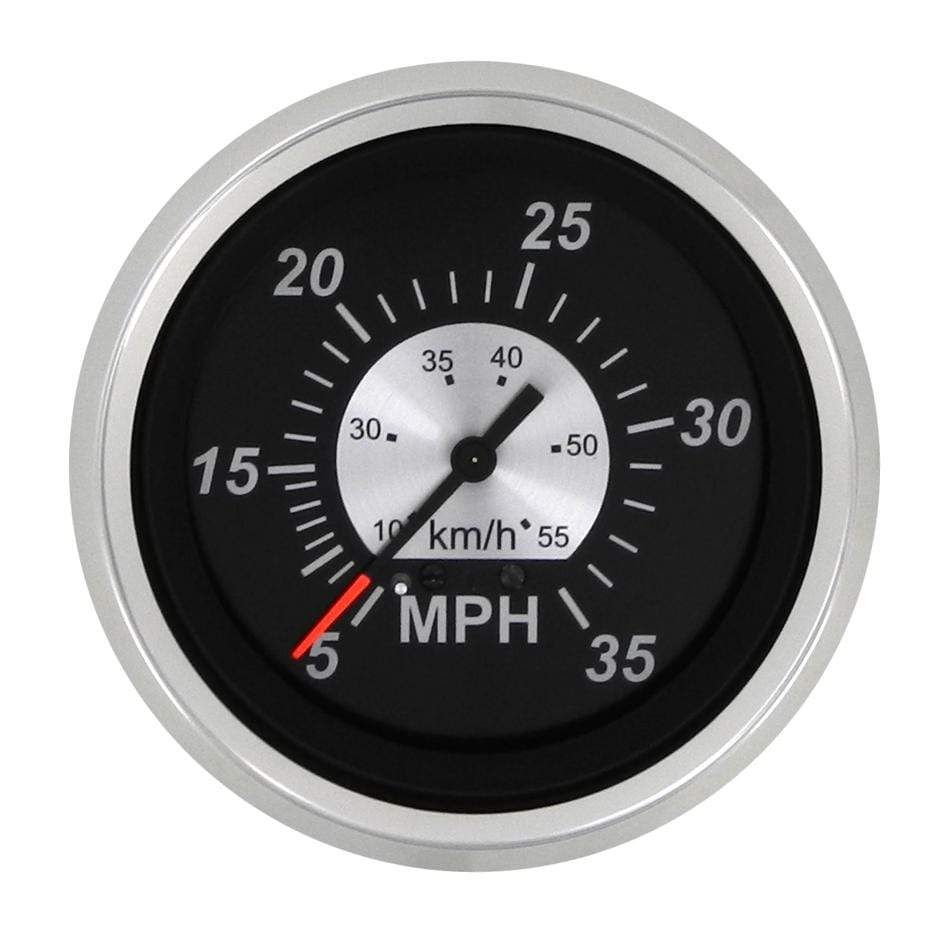 Teleflex Not Qualified for Free Shipping Teleflex Black Sterling Speedometer 35 MPH 3" #67283P