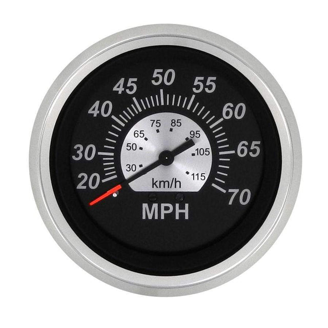 Teleflex Qualifies for Free Shipping Teleflex Black Sterling Speedometer 70 MPH #67285P