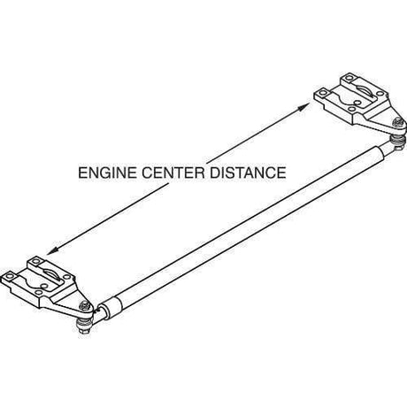 Teleflex Qualifies for Free Shipping Teleflex Outboard Tie-Bar Kit Yamaha #HO5006A