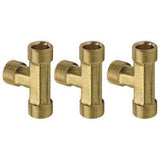 Teleflex Tee Fitting Ends 3/8" Tee 3-pk #HF5530