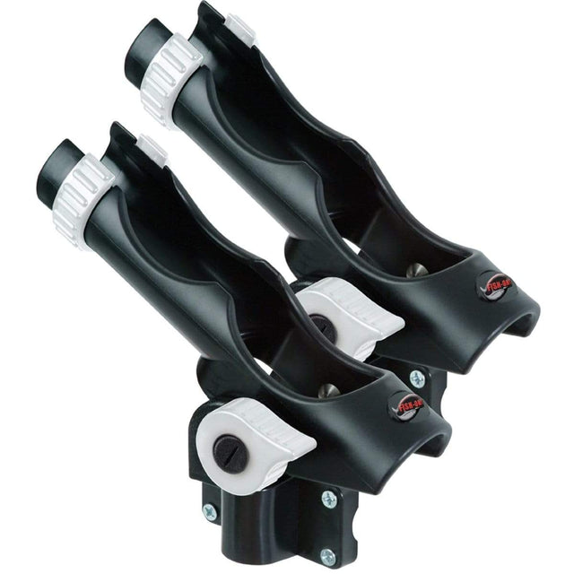 Tempress Products Qualifies for Free Shipping Tempress Fish-On! Rod Holder with Side Mount Black Double-pk #72027
