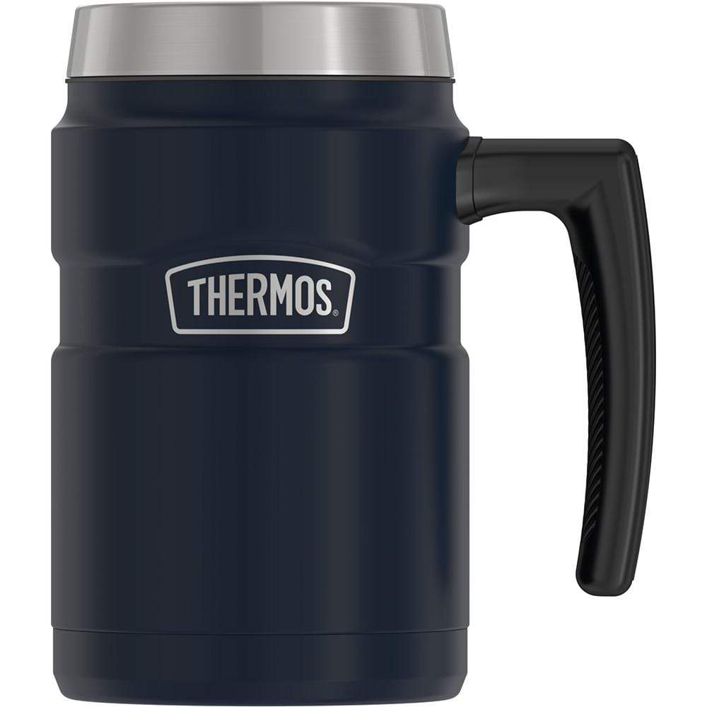 Thermos Qualifies for Free Shipping Thermos 16 oz King Mug Matte Midnight Blue #SK1600MDBW4